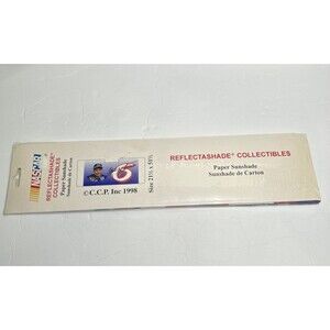 Vintage Nascar Mark Martin #6 Auto Paper Sunshade 1998 FACTORY SEALED 21”x51”